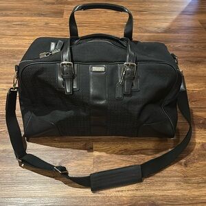 Vintage Coach 5061 Duffel Boston Bag Black RARE